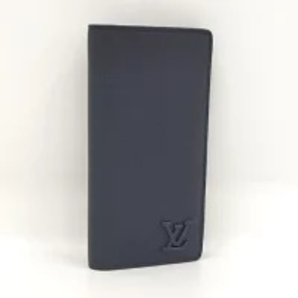 LOUIS VUITTON Portefeuille Brazza Aerogram Bi fold Long Wallet Taurillon Leather